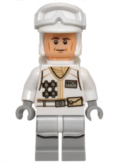 Preowned LEGO® Minifigure – Star Wars sw0678 Hoth Rebel Trooper White Uniform (Cheek Lines)