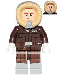 Preowned LEGO® Minifigure – Star Wars sw0709 Han Solo Parka Dark Brown Coat (Hoth)
