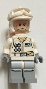 Preowned LEGO® Minifigure – Star Wars sw0734 Hoth Rebel Trooper White Uniform (Tan Beard Ba