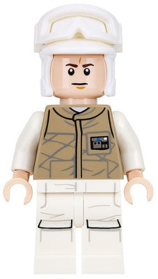 Preowned LEGO® Minifigure – Star Wars sw0735 Hoth Rebel Trooper Dark Tan Uniform (Frown)