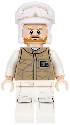 Preowned LEGO® Minifigure – Star Wars sw0736 Hoth Rebel Trooper Dark Tan Uniform (Brown Bea
