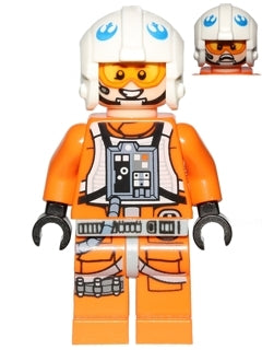 Preowned LEGO® Minifigure – Star Wars sw0761 Rebel Pilot Zin Evalon