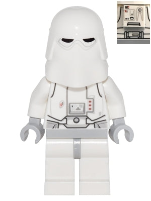 Preowned LEGO® Minifigure – Star Wars sw0764b Snowtrooper Light Bluish Gray Hips Light Blui