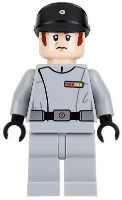Preowned LEGO® Minifigure – Star Wars sw0775 Imperial Officer Light Bluish Gray Uniform