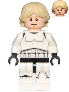 Preowned LEGO® Minifigure – Star Wars sw0777 Luke Skywalker Stormtrooper Outfit Printed Leg