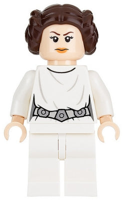 Preowned LEGO® Minifigure – Star Wars sw0779 Princess Leia (White Dress Detailed Belt)