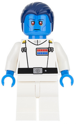 Preowned LEGO® Minifigure – Star Wars sw0811 Grand Admiral Thrawn