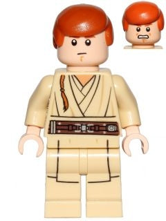 Preowned LEGO® Minifigure – Star Wars sw0812 Obi-Wan Kenobi (Young Printed Legs w/out Cape)