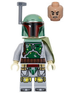 Preowned LEGO® Minifigure – Star Wars sw0822 Boba Fett Clone Head