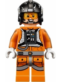 Preowned LEGO® Minifigure – Star Wars sw0826 Snowspeeder Pilot Zev Senesca Pearl Dark Gray