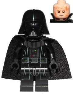 Preowned LEGO® Minifigure – Star Wars sw0834 Darth Vader (Light Nougat Head Plain Arms)