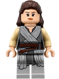 Preowned LEGO® Minifigure – Star Wars sw0866 Rey Light Bluish Gray Tied Robe