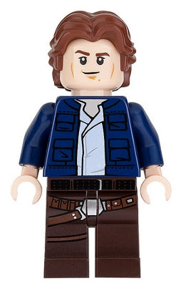 Preowned LEGO® Minifigure – Star Wars sw0879 Han Solo Dark Brown Legs w/Holster Pattern Dar