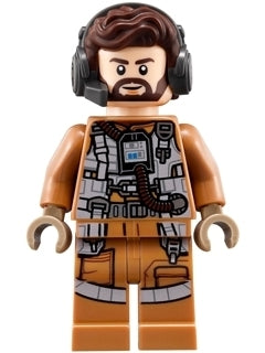 Preowned LEGO® Minifigure – Star Wars sw0883 Resistance Speeder Pilot (Nodin Chavdri)
