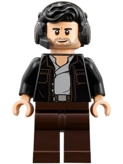 Preowned LEGO® Minifigure – Star Wars sw0890 Captain Poe Dameron (Headset)