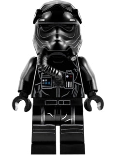 Preowned LEGO® Minifigure – Star Wars sw0902 First Order TIE Pilot Three White Lines on Helmet