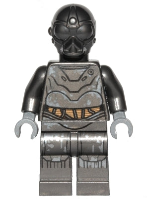 Preowned LEGO® Minifigure – Star Wars sw0938 RA-7 Protocol Droid (Pearl Dark Gray)