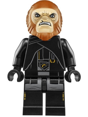 Preowned LEGO® Minifigure – Star Wars sw0945 Drydens Guard (Hylobon Enforcer) Open Mouth
