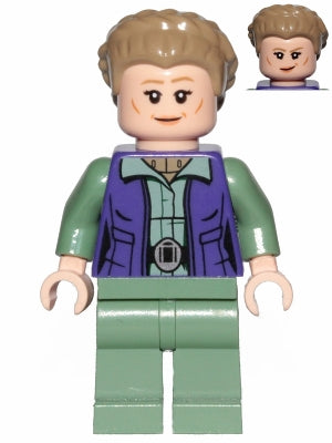 LEGO® Minifigure Star Wars sw1011 General Leia (Dark Tan Turtleneck Detailed Ves