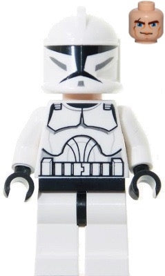 Preowned LEGO® Minifigure – Star Wars sw1090 Clone Trooper (Phase 1) Large Blue Eyes