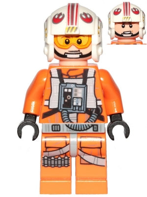 Preowned LEGO® Minifigure – Star Wars sw1139 Luke Skywalker (Pilot Printed Legs Visor Up/Do