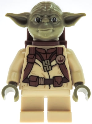 Preowned LEGO® Minifigure – Star Wars sw1147 Yoda Olive Green Backpack