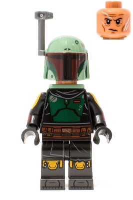 Preowned LEGO® Minifigure – Star Wars sw1158 Boba Fett Repainted Beskar Armor Jet Pack Rang