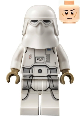 Preowned LEGO® Minifigure – Star Wars sw1177 Snowtrooper Commander Printed Legs Dark Tan Ha