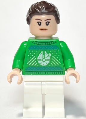 Preowned LEGO® Minifigure – Star Wars sw1317 Rey Holiday Sweater