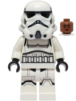 Preowned LEGO® Minifigure – Star Wars sw1326 Imperial Stormtrooper - Female, Dual Molded Helmet with Light Bluish Gray Panels