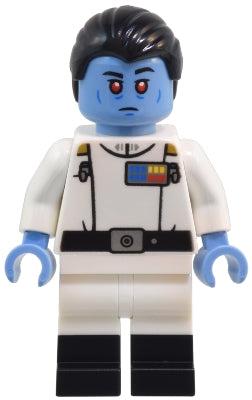 Preowned LEGO® Minifigure – Star Wars sw1356 Grand Admiral Thrawn - Medium Blue Skin