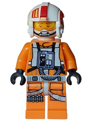 Preowned LEGO® Minifigure – Star Wars sw1359 Rebel Pilot - Helmet with Black Rebel Alliance Symbols
