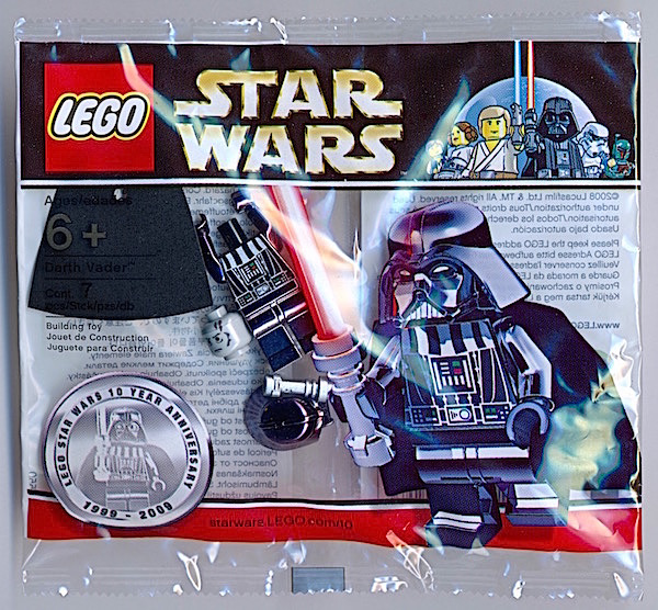LEGO® Minifigure Star Wars sw0218 Darth Vader Chrome Black NEW Sealed