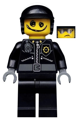 Preowned LEGO® Minifigure – The LEGO® Movie tlm007 Scribble-Face Bad Cop The LEGO® Movie
