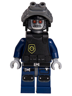 Preowned LEGO® Minifigure – The LEGO Movie tlm055 Robo SWAT Aviator Cap w/Goggles Body Armo