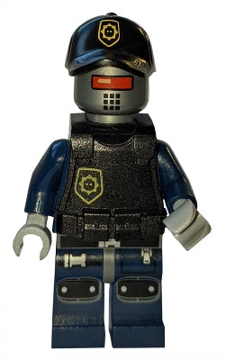 Preowned LEGO® Minifigure – The LEGO® Movie tlm100 Robo SWAT Cap Body Armor Vest