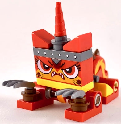 Preowned LEGO® Minifigure – The LEGO Movie 2 tlm179 Unikitty Warrior Kitty Angry Face Posea