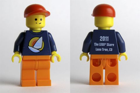 Preowned LEGO® Minifigure – LEGO® Brand tls013 Store Male Surfboard on Ocean Lone Tree