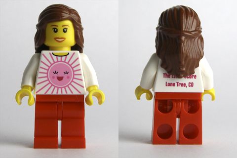 Preowned LEGO® Minifigure – LEGO® Brand tls014 LEGO® Brand Store Female Pink Sun Lone Tree