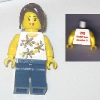 Preowned LEGO® Minifigure – LEGO® Brand tls022 Store Female Yellow Flowers Pleasanton