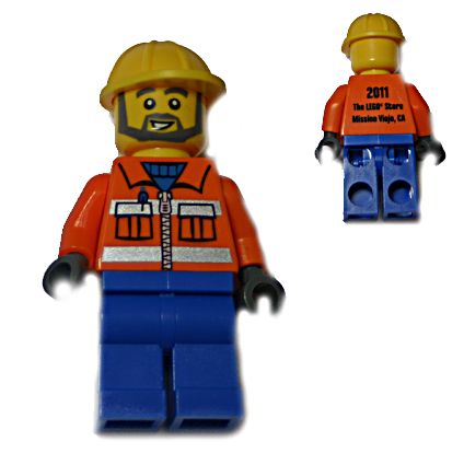 Preowned LEGO® Minifigure – LEGO® Brand tls025 Store Male Construction Worker Mission Viejo