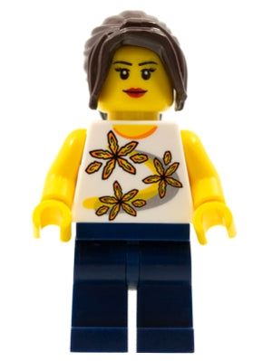 Preowned LEGO® Minifigure – LEGO® Brand tls045 Store Female Yellow Flowers Nashville