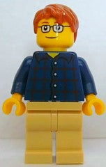 Preowned LEGO® Minifigure – LEGO® Brand tls051 Store Male Plaid Button Shirt Houston
