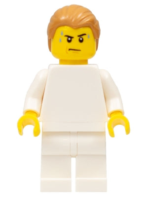 Preowned LEGO® Minifigure – LEGO® Brand tls077 Store Male Plain White {Leeds}