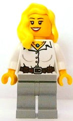 Preowned LEGO® Minifigure – LEGO® Brand tls078 Store Female Pharaohs Quest Blouse w/Buttons