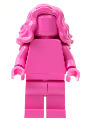 Preowned LEGO® Minifigure – LEGO® Brand tls110 Everyone is Awesome Dark Pink (Monochrome)