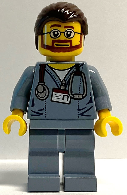 Preowned LEGO® Minifigure – LEGO® Brand tls119 LEGO® Brand Store Male Doctor Laval