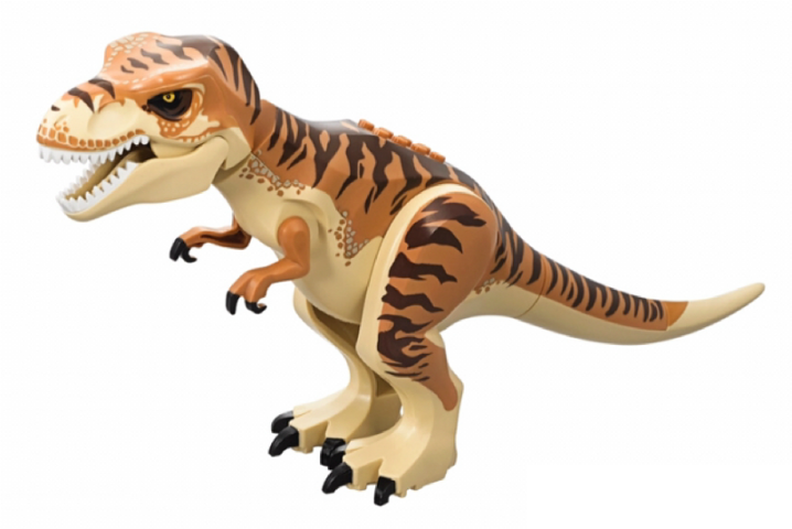 LEGO® trex05 Dinosaur Tyrannosaurus rex with Medium Nougat Back