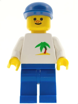 LEGO® Minifigure Town trn036 Palm Tree Blue Legs Blue Cap