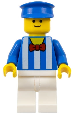 LEGO® Minifigure Town twn178 Palace Cinema Employee Blue Shirt w/White Stripes a